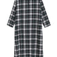 Women's Long Flannel Nightgown Long Sleeve Full Length - Latuza