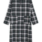 Women's Cotton Flannel Nightgown Long Sleeve Midi Nightgown - Latuza