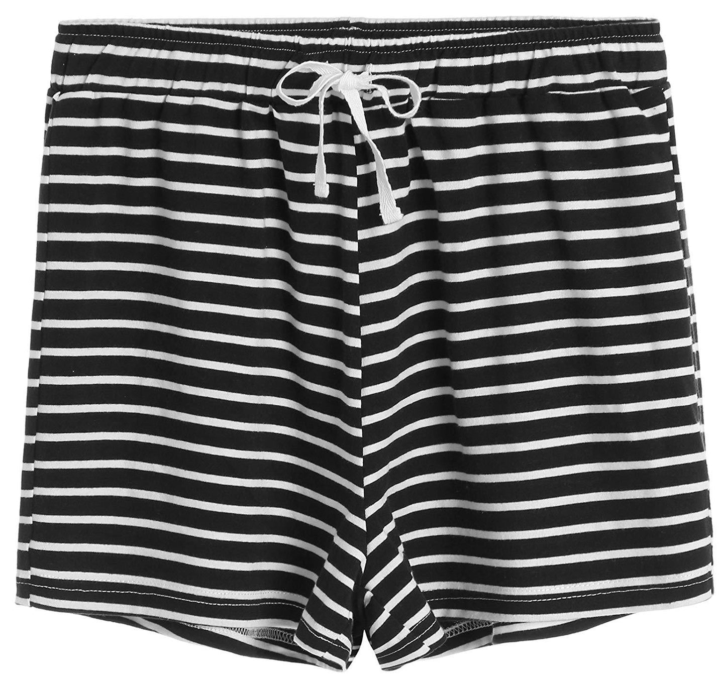 Women's Cotton Striped Pajama Shorts - Latuza