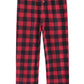 Men's Fleece Plaid Lounge Pajama Pants with Pockets - Latuza