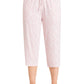 Women's Bamboo Viscose Floral Capri Pajama Pants - Latuza