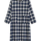 Women's Cotton Flannel Nightgown Long Sleeve Midi Nightgown - Latuza