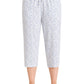 Women's Bamboo Viscose Floral Capri Pajama Pants - Latuza