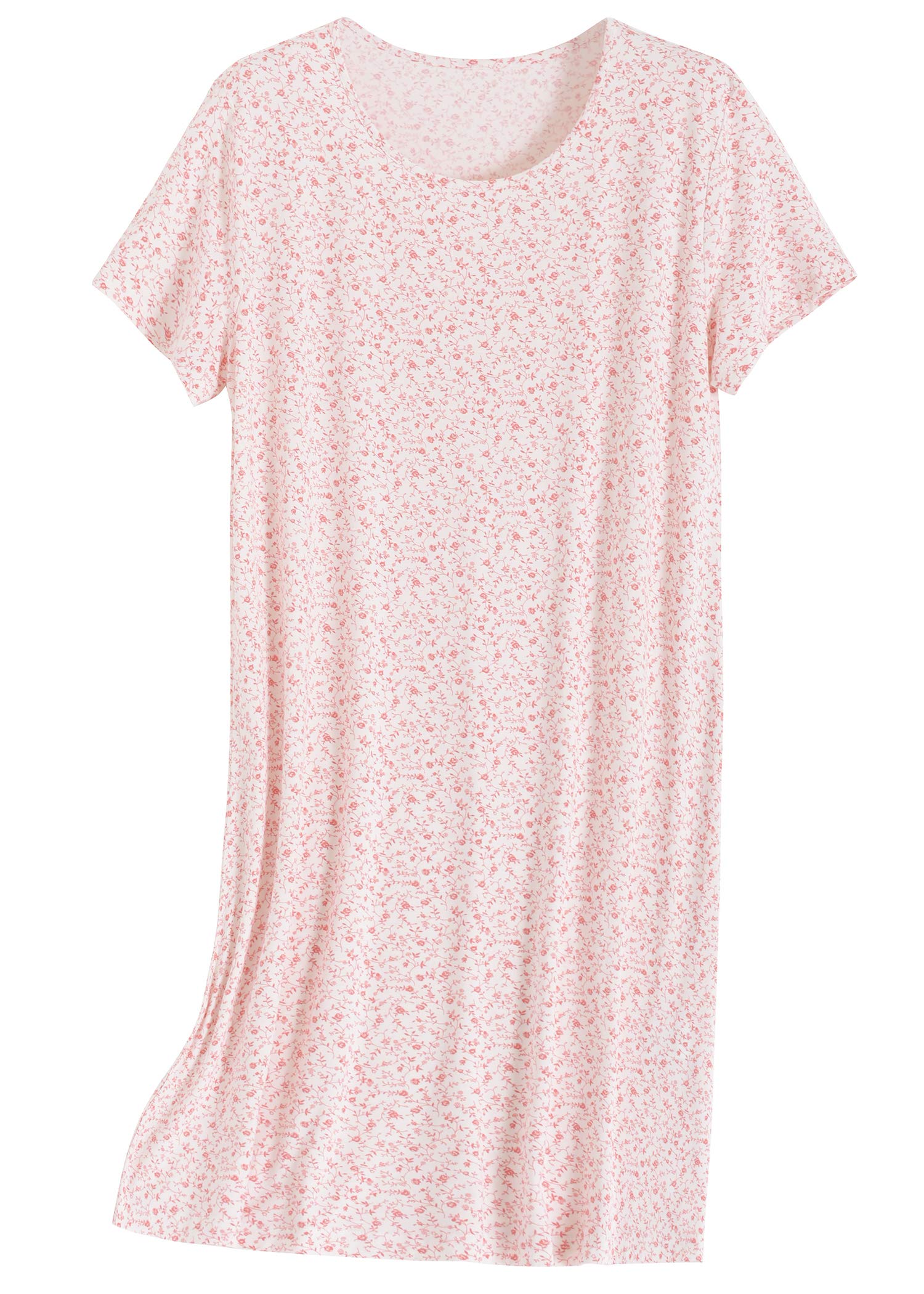 Latuza Women's Floral Nightgown Bamboo Viscose Nightshirt - Latuza