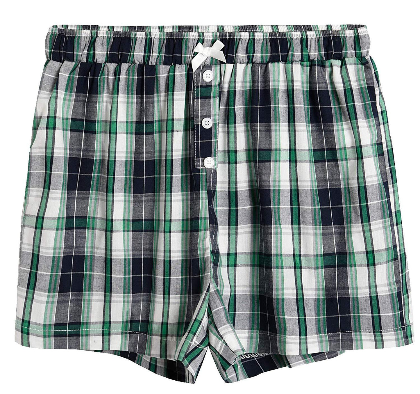 Women's Sleepwear Cotton Plaid Pajama Boxer Shorts – Latuza