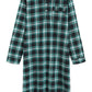 Men's Cotton Flannel Nightshirt Sleep Shirt - Latuza
