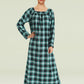 Women's Long Sleeves Cotton Flannel Nightgown