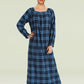 Women's Long Sleeves Cotton Flannel Nightgown