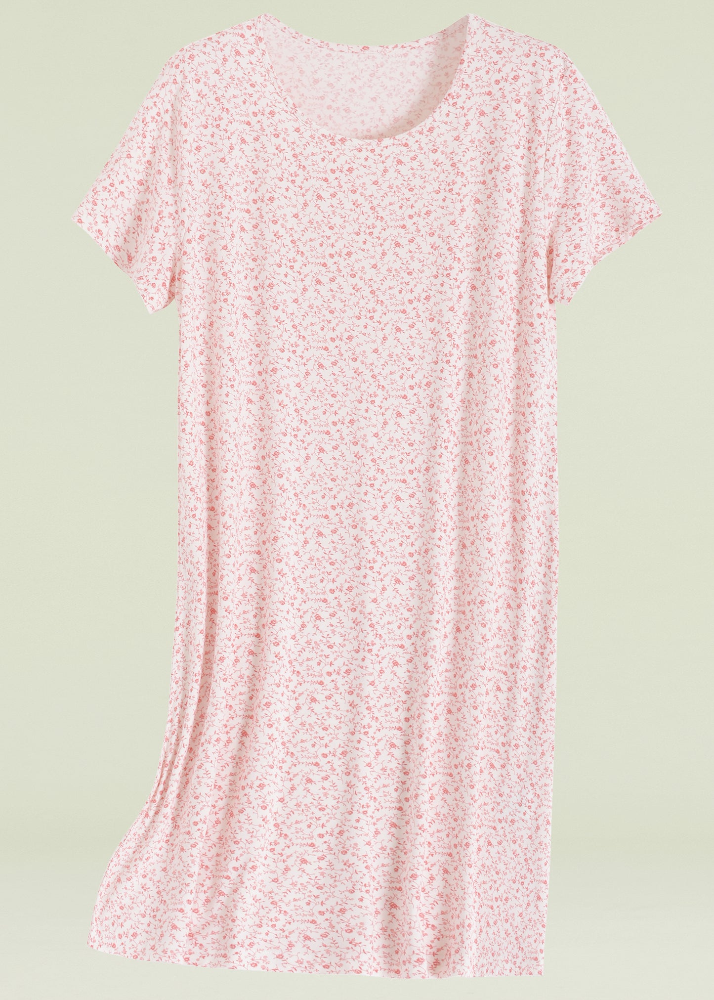 Latuza Women's Floral Nightgown Bamboo Viscose Nightshirt