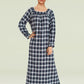 Women's Long Sleeves Cotton Flannel Nightgown