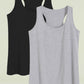 Women's Cotton Racerback Sleep Tank Top Sleeveless Lounge Top