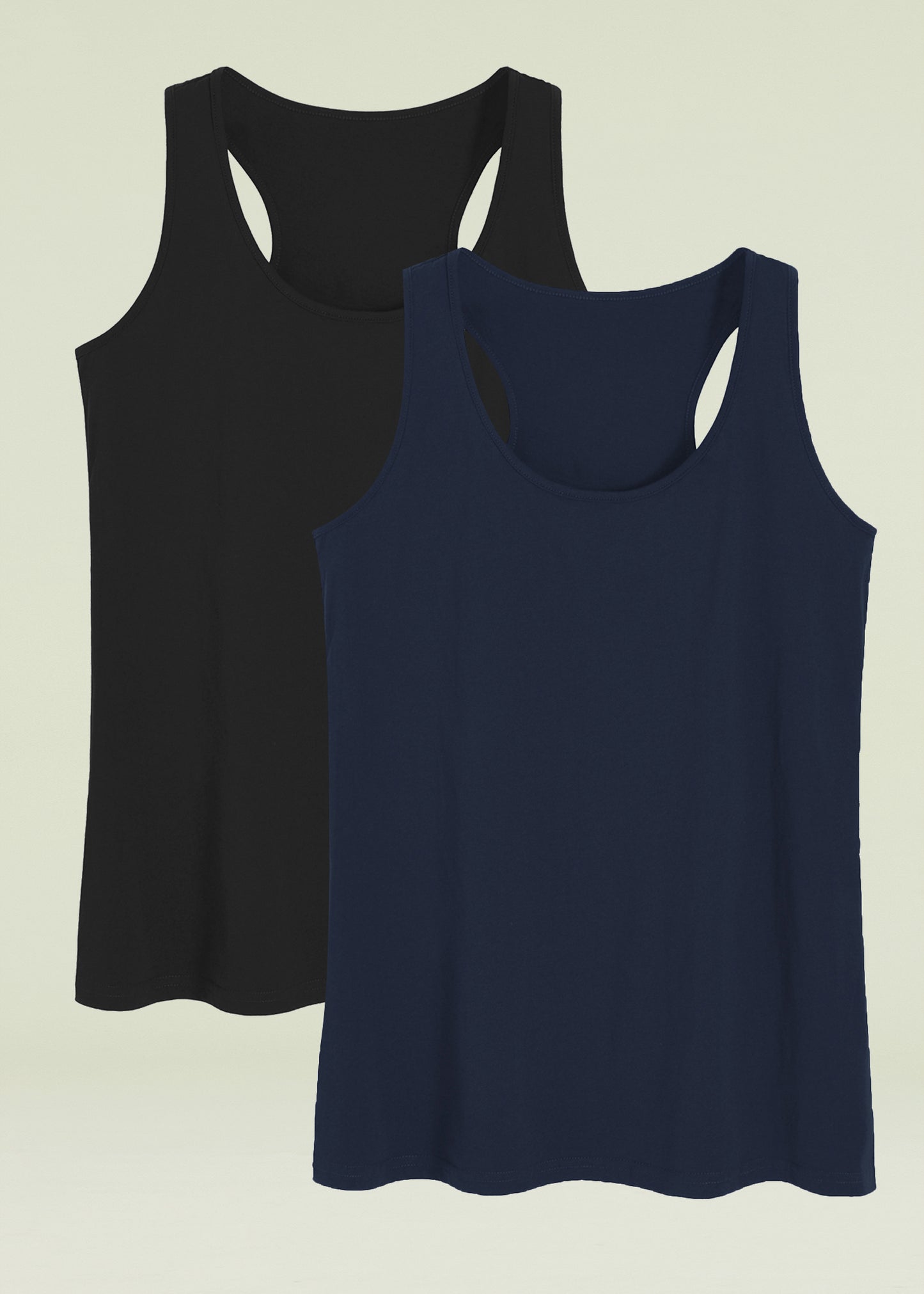 Women's Cotton Racerback Sleep Tank Top Sleeveless Lounge Top