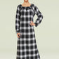 Women's Long Sleeves Cotton Flannel Nightgown