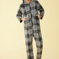 Adults Fleece Hooded Onesie Pajamas for Men