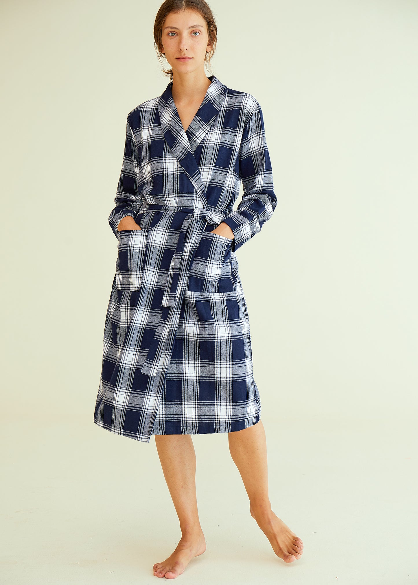 Women's Cotton Flannel Robe