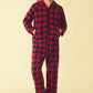 Adults Fleece Hooded Onesie Pajamas for Men