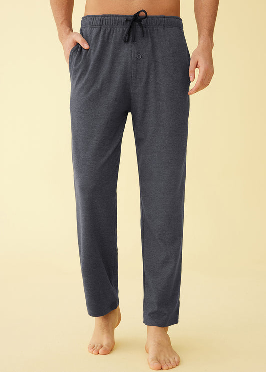 Men's Warm Pajama Pants Comfy Lounge Pants with Pockets