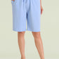 Women's Cotton Pajama Shorts Soft Bermuda Sleep Shorts