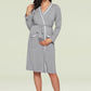 Women's Soft Bamboo Viscose Maternity Nursing Robe