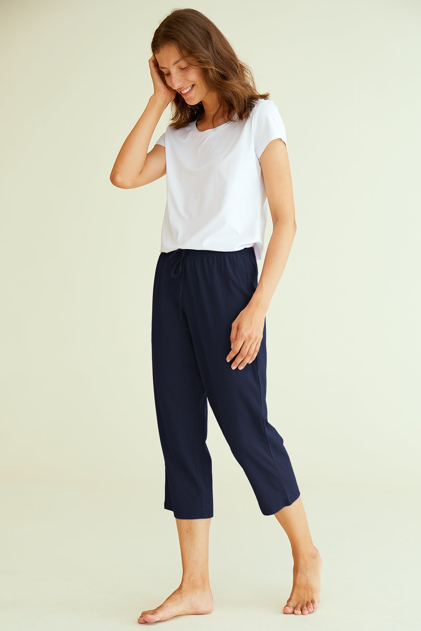 Women's Cotton Capri, Capri for Women, Nightwear Capri for Women