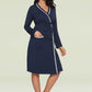 Women's Soft Bamboo Viscose Maternity Nursing Robe