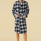 Men's Cotton Flannel Robe