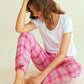 Women’s Pajama Pants Cotton Lounge Pants Plaid PJs Bottoms