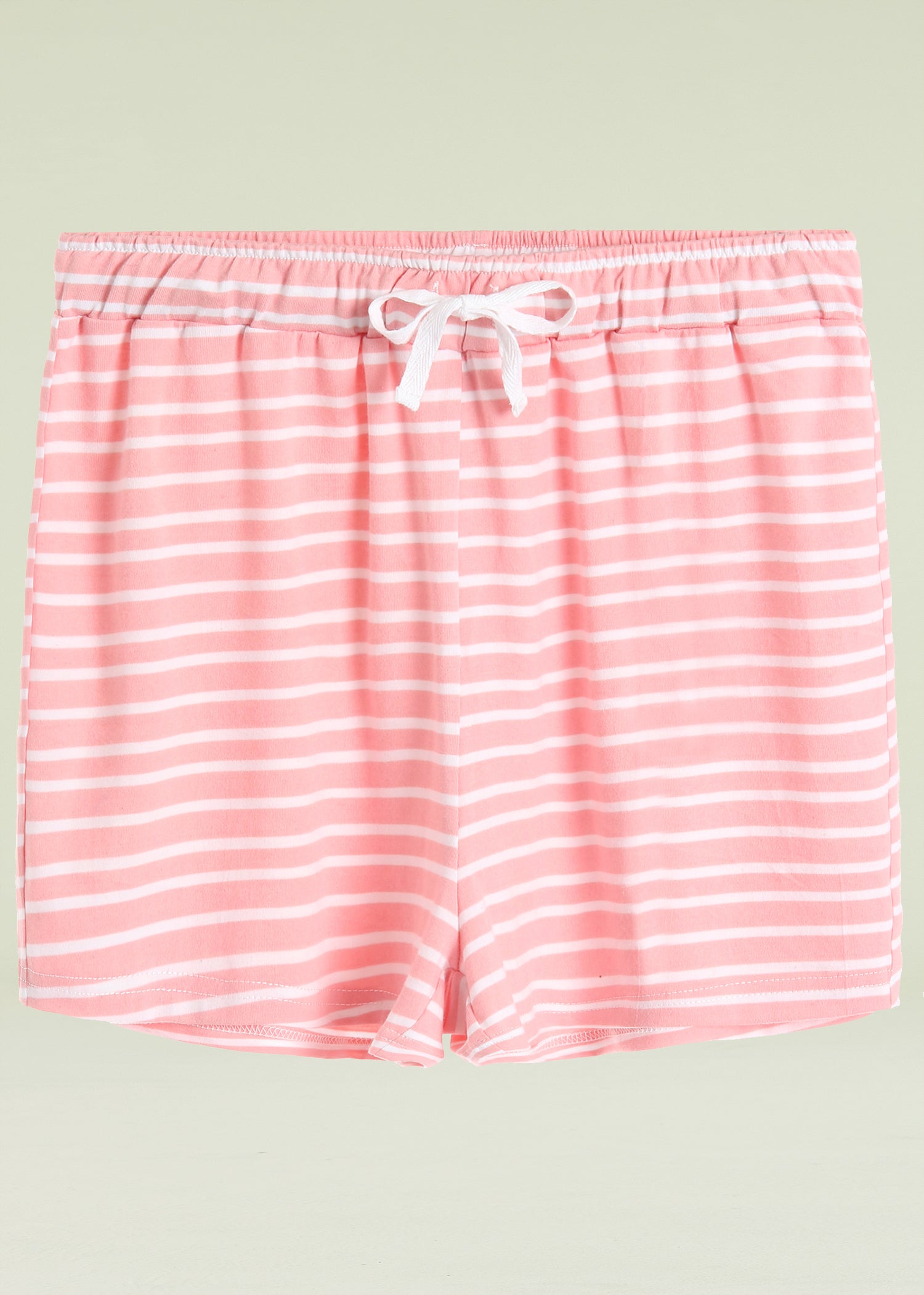 Women's Cotton Striped Pajama Shorts