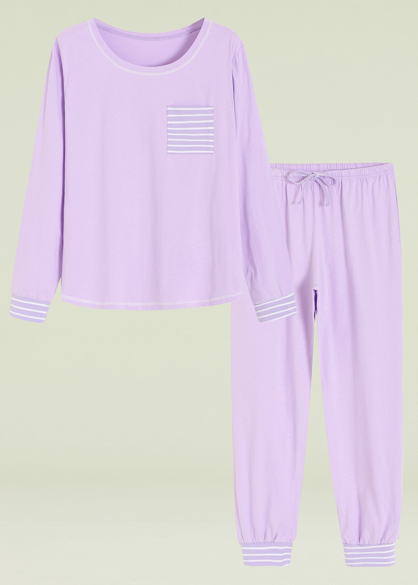 Women's Cotton Pajama Set Long Sleeve Sleepwear