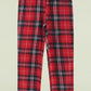 Women's Fleece Plaid Pajama Pants with Pockets